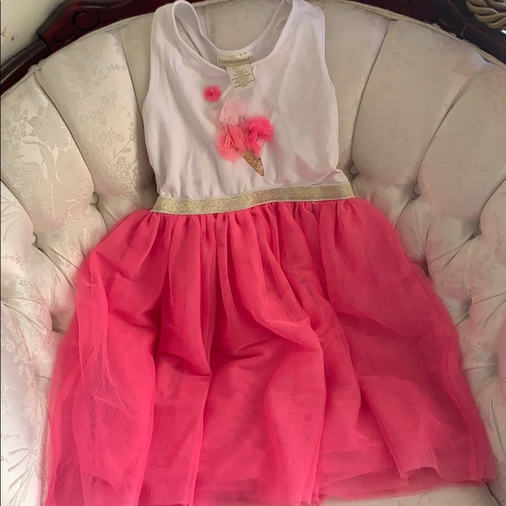 Girls and pink dress size 8